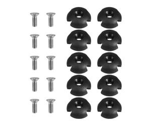 Didiseaon Black Plastic Pull Rope Buckle for Kayak and Canoeing, Lightweight and Easy to Store Kayaking Small Buckle Accessory for Cord and Rope Securement