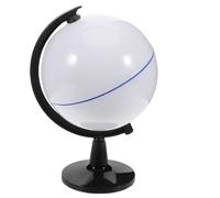 Didiseaon Blank Globe with Stand 6.50 in Desktop Globe Unfinished World Map Model Rewritable Surface for Diy Painting Geography Classroom Teaching Desk Decor