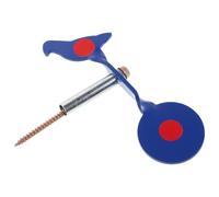 Didiseaon Blue Alloy Bird-shaped Shooting Target with 360° Rotating Design and Instant Hit Feedback for Garden Target Practice and Shooting Sessions Sturdy Metal Plate
