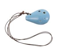 Didiseaon Blue Ceramic Alto Ocarina Flute for Beginners Educational Musical Instrument Professionally Tuned Traditional Chinese Wind Instrument with Design and Artistic Finish