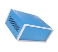 Didiseaon Blue Metal Electrical Box with Quick Installation and User-friendly Design, Clean Elegant Style Suitable for Indoor and Outdoor Electronic Project Enclosure