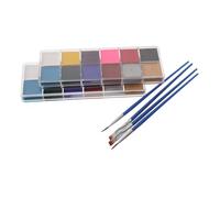 Didiseaon Body Paint Colors Water Soluble Face Paint for Boys and Girls Clown Makeup Kit Washable Face Body Painting Colors for Stage Performances