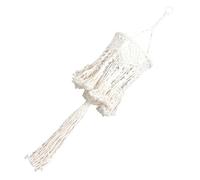 Didiseaon Bohemian Macrame Hanging Lamp Shade Unique Cotton Ceiling Pendant Light Cover with Tassel Decor Minimalist Design for Hotels Restaurants and Home Decor