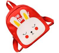 Didiseaon Book Bag for Cute School Bag Back to School Student Backpack | Nylon, Red, Lightweight Waterproof Wear-resistant Easy to Clean, for Preschoolers Little Girl Travel