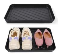 Didiseaon Boot Tray Indoors: Shoe Tray Storage Plate Plastic Shoe Mat for Entryway Car Boot Mat for Trunk Gardening Household and Sundries Organization, 40x30x3.5cm