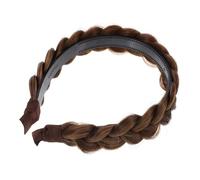 Didiseaon Braided Headband Wig for Women, Comfortable Plastic and Resin Hair Accessory with Tortoise Shell Effect, Stylish Hair Braid Headband Suitable for Different Occasions and Photo