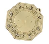 Didiseaon Brass Eight Trigrams Hanging Ornament Antique Style Golden