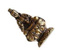 Didiseaon Brass Practical and Decorative Features in Golden Colour Simple Artistic Design Buddha Shape Adornment Unique Feng Shui Ornament for Home and Office Desk Decor