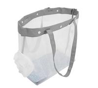 Didiseaon Breathable Mesh Cat Carrier Tote Backpack for Small Cats See-Through Panels, Lightweight Sling Bag for Travel and Outdoor Walks, Grey Pet Shoulder Carrier 35x32x18cm