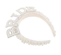 Didiseaon Bridal Hair Decor Pearl Headband Rhinestone Headwear for Wedding Party