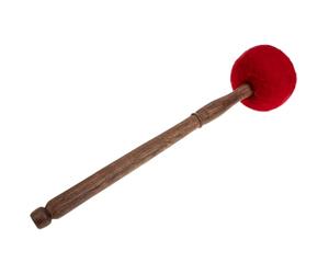Didiseaon Buddha Sound Bowl Stick Featuring Medium Red Wool Felt and Wooden Body for Yoga and Meditation Sound Bowls