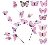 Didiseaon Butterfly for to Decorative Comfortable Lightweight Chic Wear and Headband Hair Accessory Style Women Suitable for Parties and Photo Sessions