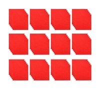 Didiseaon Calligraphy Practice Paper Sheets 22x22cm Square Rice Paper Red 60pcs with Elegant Gold Flecks for Chinese Calligraphy for Spring Festival Couplets and Lunar New Year Crafts