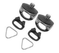 Didiseaon Camera Strap Triangle Split Hook Ring Replacement with Screw and Rubber Washer for Wrist Compatible with Cameras
