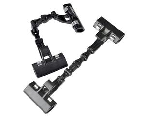 Didiseaon Canvas Clip Poster Clip Flexible Dual Head Sketch Pad Clamp Rotating Mechanism for Artists - Adjustable Gooseneck Design for Papers and Reference Photos on Drafting Tables Indoors