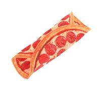 Didiseaon Canvas Pizza Print Pencil Case Roll-up Large Capacity Pencil Pouch for Artists Students Art Supplies Storage and Drawing Pens Organizer for School and Travel