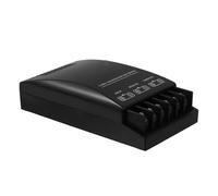 Didiseaon Car Audio Sound Processor Stereo Crossover Network for Vehicle Sound System Precise Audio Equalization for Enhanced Clarity Black Plastic Design Easy Installation for Improved
