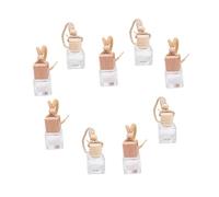 Didiseaon Car Hanging Aromatherapy Bottle 9pcs Essential Oil Perfume Bottles Refillable Air Freshener Car Decor Natural Scents Random Style