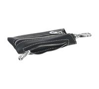 Didiseaon Car Key Case Holder Made of Glossy Pu Material Multipurpose with Zipper Coin Pocket Purse with Metal Buckle, Safe and Practical for Man and Woman Use