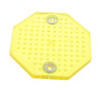 Didiseaon Car Lifting Pads Rubber Mat with Anti-slip Design Yellow Auto Lift Support for Tire and Vehicle Protection during Automotive Repair and Maintenance