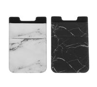 Didiseaon Cash Elastic Adhesive Slots Practical Lightweight with Slot, and Compatible 2pcs Double-Layer Cloth Cards Card Holders Bags or Good Feeling Phone Case Cellphone Hand
