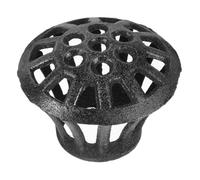 Didiseaon Cast Iron Roof Gutter Leaf Guard Downspout Strainer Universal Round Drain Cover for Rainwater Pipe Debris Filter Outdoor Guttering Protection