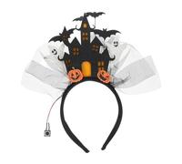 Didiseaon Castle Light Up Headband Halloween Costume Accessories Fancy Headpiece for Women Glowing Ghost Theme Hair Hoop for Party Cosplay Comfortable Ergonomic Fit for Themed Events and