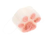 Didiseaon Cat Claw Shape Bath Shower Ball Soft Skin-Friendly Bubble Sponge for Gentle Massage and Deep Cleansing Bathing Supply with Rich Foam Fun Cartoon Design for Family Use