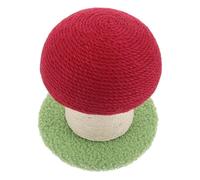 Didiseaon Cat Scratching Post Pet Scratcher Sisal Mushroom Shaped Wear-Resistant Interactive Toy for Indoor Cats Home Decor