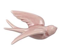 Didiseaon Ceramic Bird Figurines Wall Mounted Hanging Swallows Decoration in 3D Nordic Style for Home Wall Art and Garden