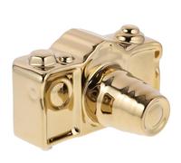 Didiseaon Ceramic Camera Statue Decor: Gold Camera Ornament Desktop Figurine Decoration Vintage Sculpture Prop Shelf Decor Accents for Home Office