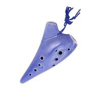 Didiseaon Ceramic Ocarina Wind Instrument for Beginners with Musical Songbook and Case Alto Tone Flute for Adults Educational Practice for School and Home Use
