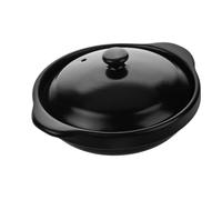 Didiseaon Ceramic Stewing Pot with Lid for Braised Chicken and Rice Even Heat Distribution Household Stockpot Easy Clean Japanese Style Casserole for Soup Noodles Spicy Hot Pot Cooking Small