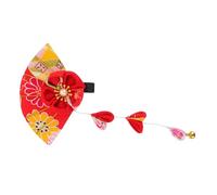 Didiseaon Cherry Blossom Tassel Hairpin Creative Japanese Hair Accessory for Women Traditional Festival Hair Clip for Party and Daily Wear Stylish Headdress