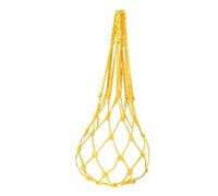 Didiseaon Chicken Hanging Veggie Feeder Bag Yellow Mesh Netting for Fruit and Vegetable Skewers Stimulates Foraging Instinct Reusable and Easy to Clean Poultry Feeding