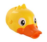 Didiseaon Child Faucet Extender Water Guiding Gutter for Sink, Safe Children Wash Helper in Cute Duck Yellow, Universal Fit for Bathroom and Kitchen Hand Washing Aid