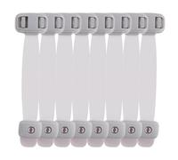 Didiseaon Child Safety Cabinet Locks Baby Proofing Drawer Locks with Strong Self-Adhesive for Refrigerator and Cabinets 8pcs Set Suitable for Toddlers