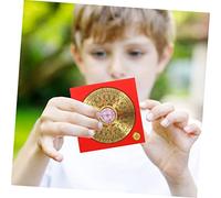 Didiseaon Chinese Copper Luo Pan Compass Taoist Ancient High Precision Feng Shui Tool Retro Desktop Decoration with Traditional Markings Portable