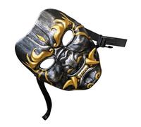 Didiseaon Chinese Cosplay Face Mask Full Face Coverage Resin Hard Shell with Internal Cushioning Classic Chinese Style Steampunk Design Easy to Wear for Party and Performance