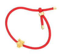 Didiseaon Chinese Year Dragon Bracelet Handmade Woven Red Thread Bracelet for Protection Alloy and Rope Zodiac Charm Accessory Cultural Blessing Gift for Loved Ones