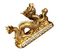 Didiseaon Chinese Year Dragon Ornament Resin Figurine Wealth Prosperity Decoration for Home Office Tabletop Car Interior Feng Shui
