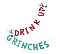 Didiseaon Christmas Banner Garland for Indoor Outdoor Party Decoration Vibrant Paper Material with Bold Seasonal Colors Quick Setup Hanging Bunting for Garage Porch Classroom Year