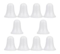 Didiseaon Christmas Bell Styrofoa-m Ball, White Balls Christmas Foam Bell Foam Balls for Arts Crafts Projects Christmas Party Decoration Supplies 10pcs
