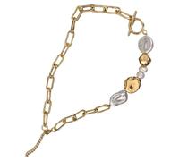 Didiseaon Chunky Pearl Necklace for Women Unique Pendant Jewelry Dainty Baroque Design for Parties Birthdays and Everyday Wear Choice
