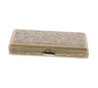 Didiseaon Classic Retro Cigarette Storage Case for 20 Cigarettes Stainless Iron Material Compression Resistance Good Toughness Lightweight Portable for Daily Use