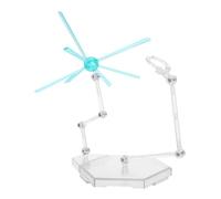 Didiseaon Clear Action Figure Stand Base for Doll Models Mannequin Support with Invisible Design Fit for Dynamic Poses and Scene Effects Display