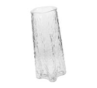 Didiseaon Clear Hydroponic Glass Flower Vase for Desktop Plant Propagation Versatile Floral Arrangement Pot for Home Office Living Wedding Table Centerpiece with Rustic Transparent Design