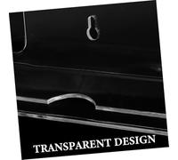 Didiseaon Clear Wall Mount Paper Towel Holder No Drill Installation High Capacity Touchless Hand Towel Dispenser for Bathroom Kitchen Living Transparent Plastic Napkin Box