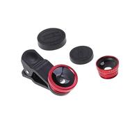 Didiseaon Clip On Mobile Phone Camera Lens 3 in 1 Macro Super Wide Angle Fisheye Lens Universal Aluminium Alloy Easy to Install