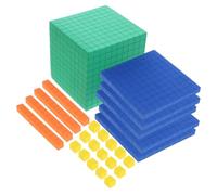 Didiseaon Colorful Foam Math Cubes for Decimal Place Value Counting Blocks Interactive Math Manipulatives for Primary School Learning and Home Education Support Enhances Logical Thinking and
